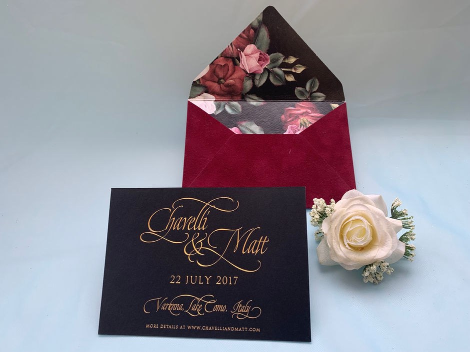 Chavelli & Matt · Gold foil · Lake Como · 2017
